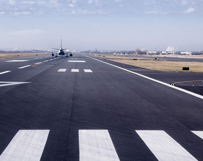 photo of an airport runway